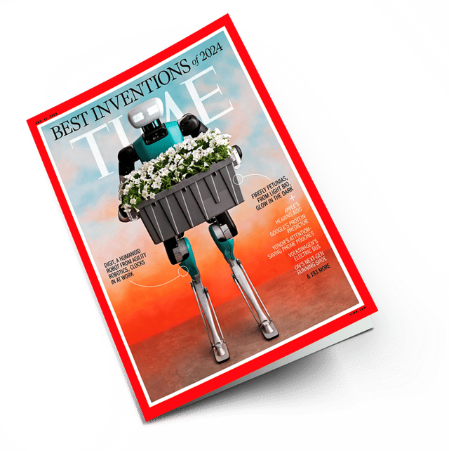 The cover of TIME’s Best Inventions of 2024 issue