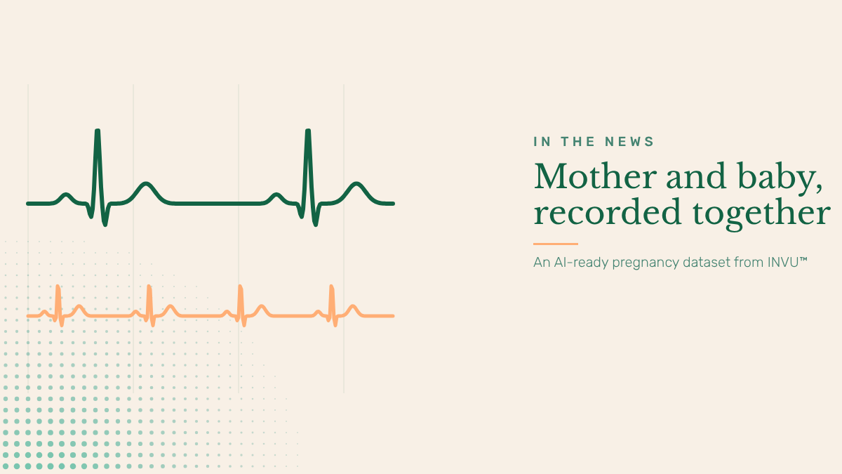 Mother and baby signals, recorded together