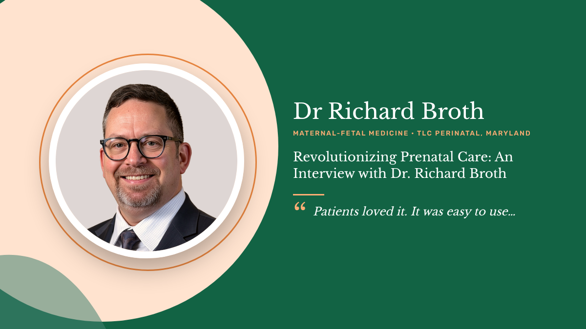 Dr Richard Broth, maternal-fetal medicine specialist, TLC Perinatal