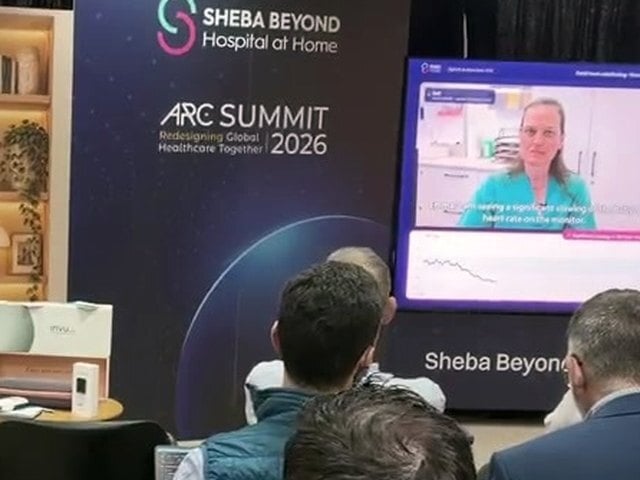 Her care team reviews the tracing remotely